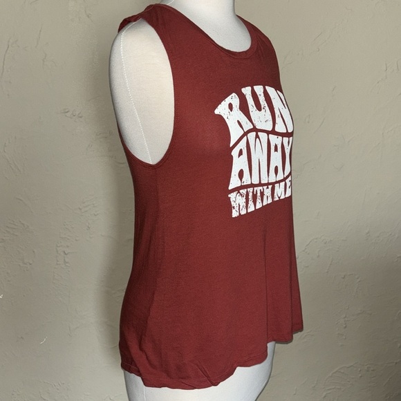 EXPRESS workout activewear tank top red in women’s size small - Picture 7 of 9
